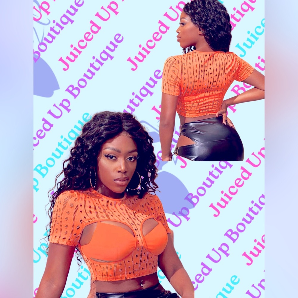 Orange 2 pc top
